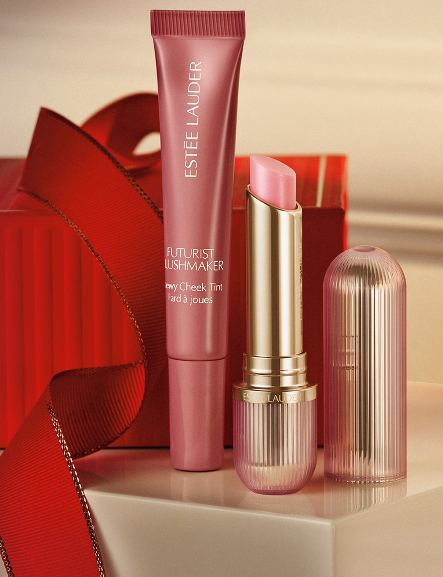 Estee Lauder Rosy Reception Futurist Blush & Balm Set