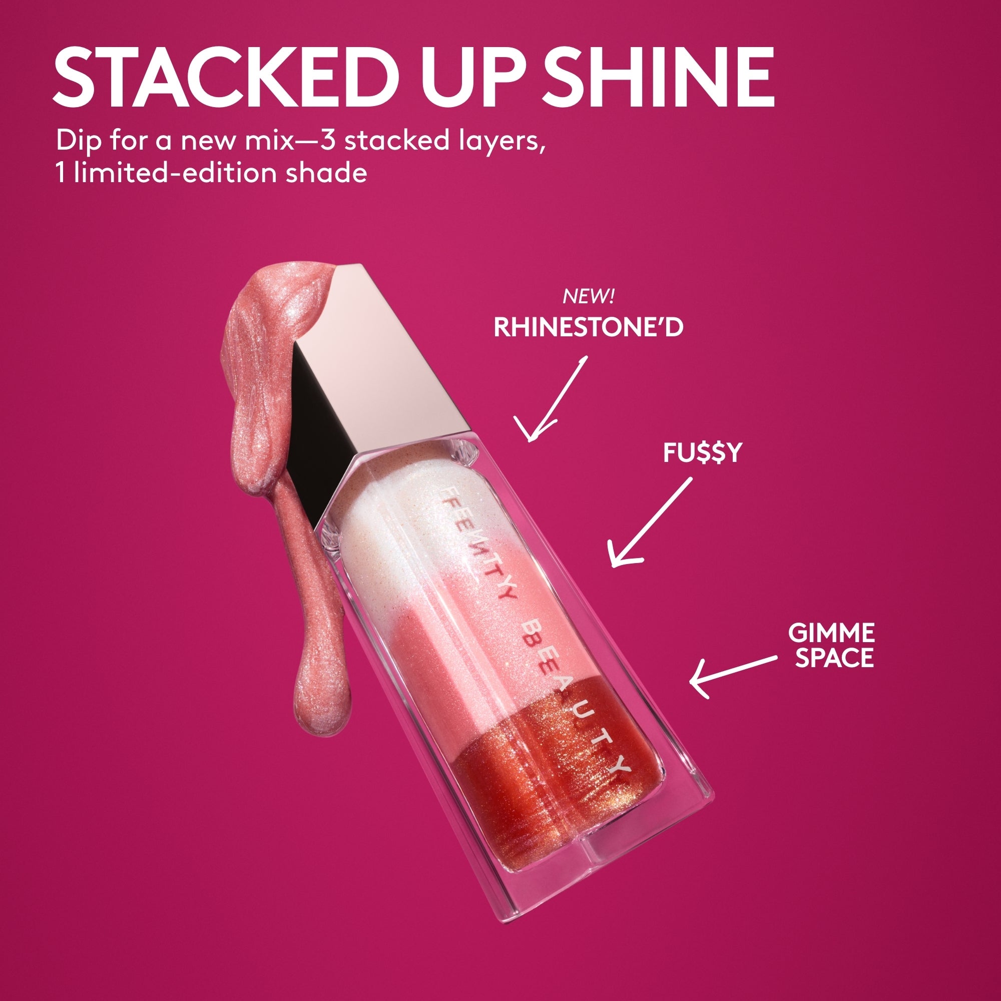 Fenty Beauty Fu$$y Fusion Gloss Bomb Stackz Ornament