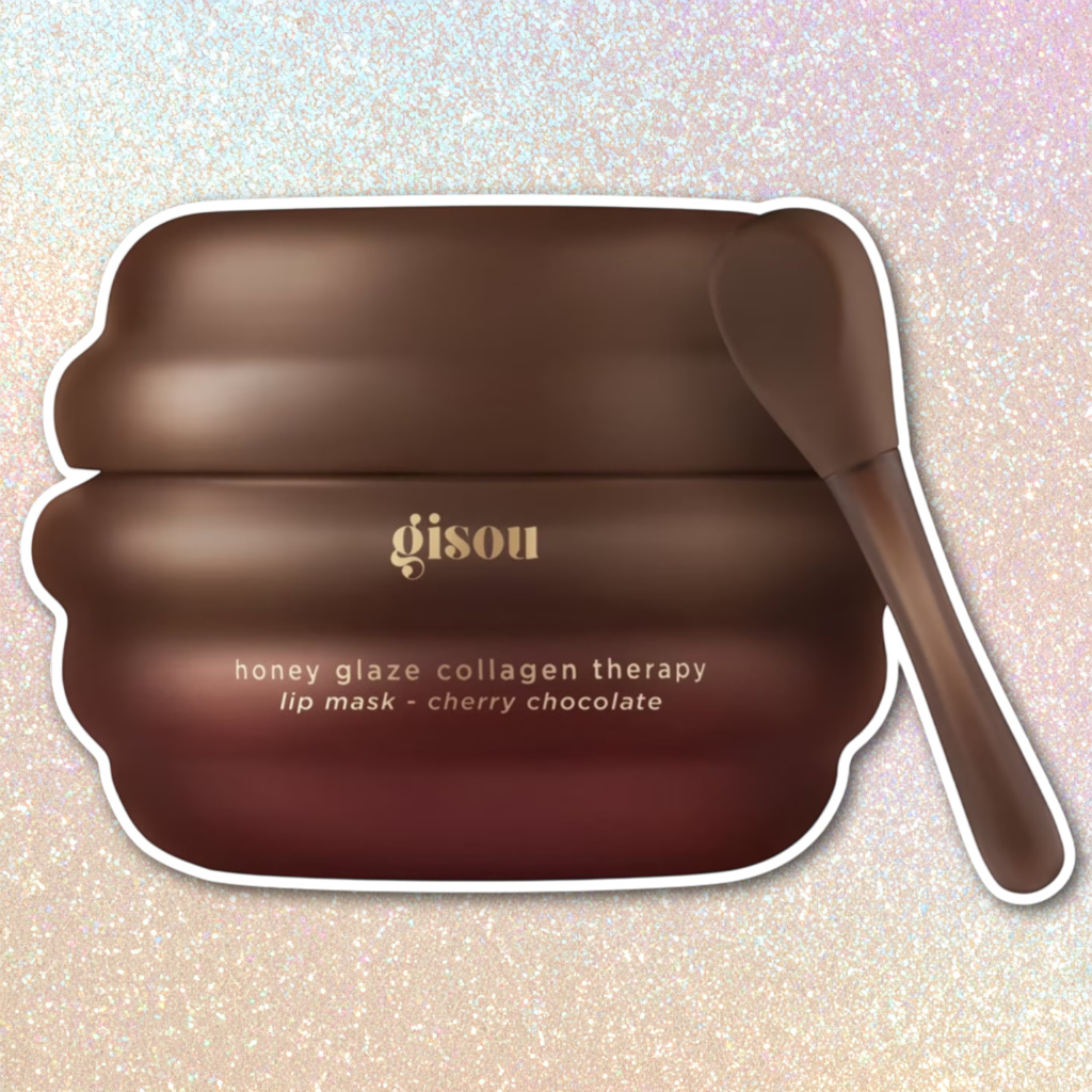 GISOU Cherry Chocolate Honey Glaze Collagen Therapy Lip Mask