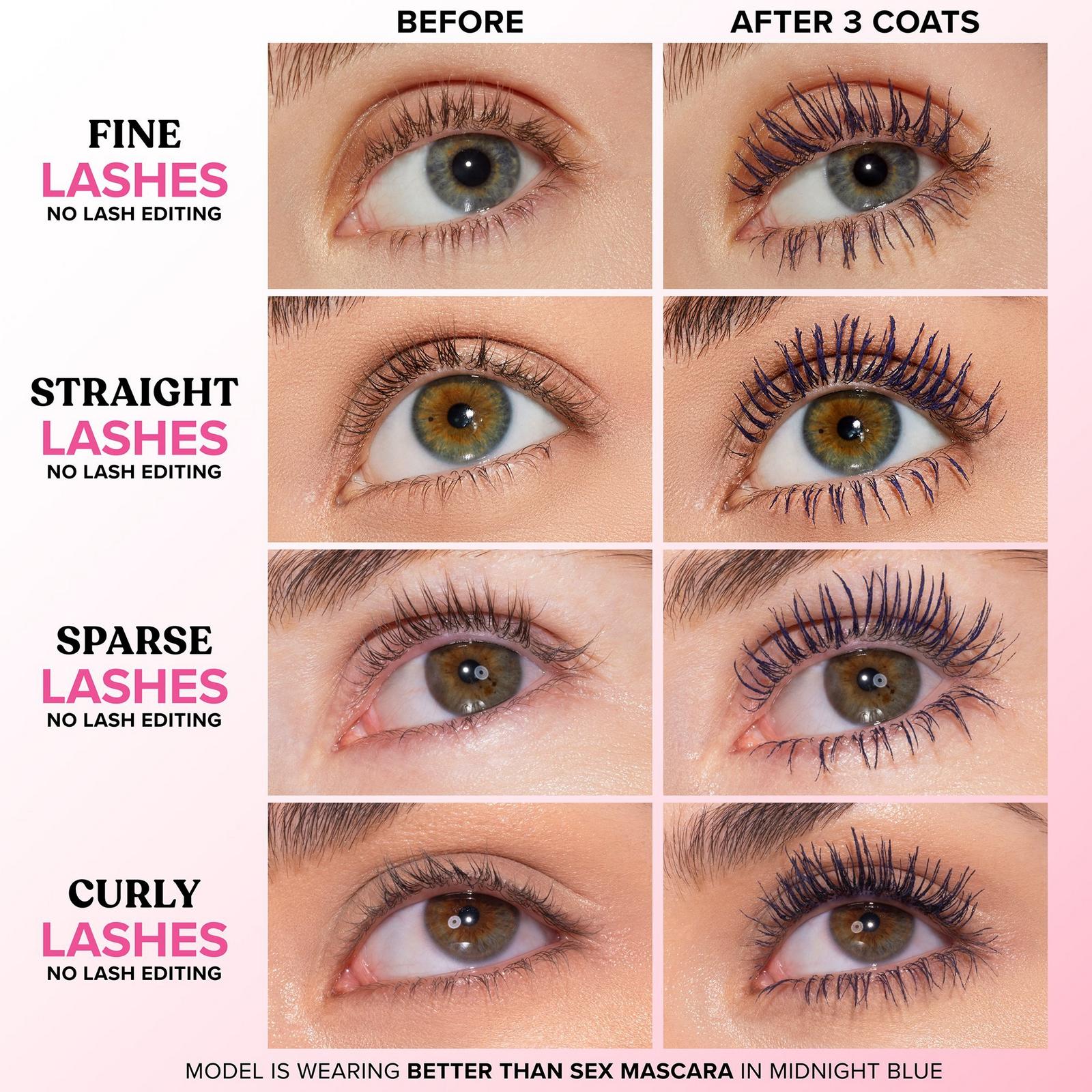 Too Faced NEW Better Than Sex Midnight Blue Mascara