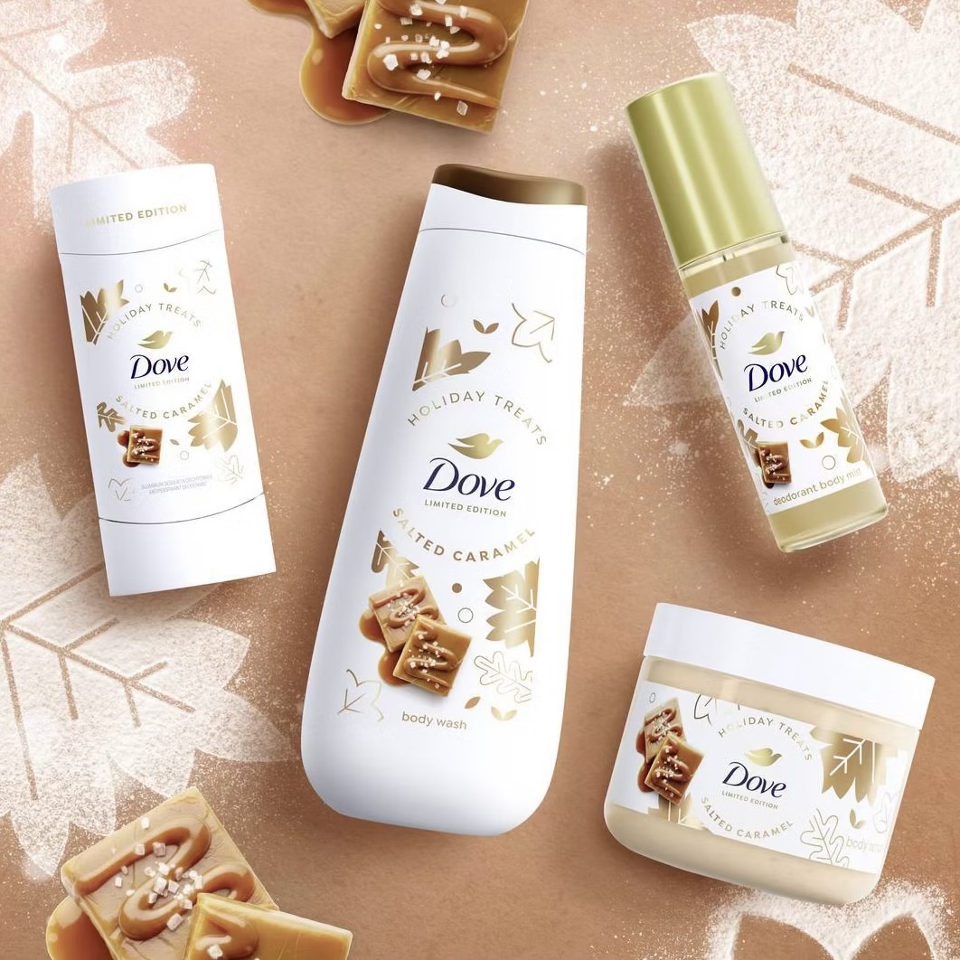 Dove Beauty Salted Caramel Fall Treats Limited Edition Collection
