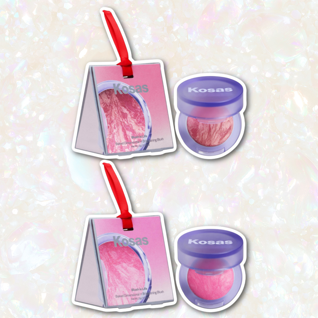 Kosas Mini Blush is Life Baked Talc-Free Dimensional + Brightening Blush Tree Ornament in Butterflies