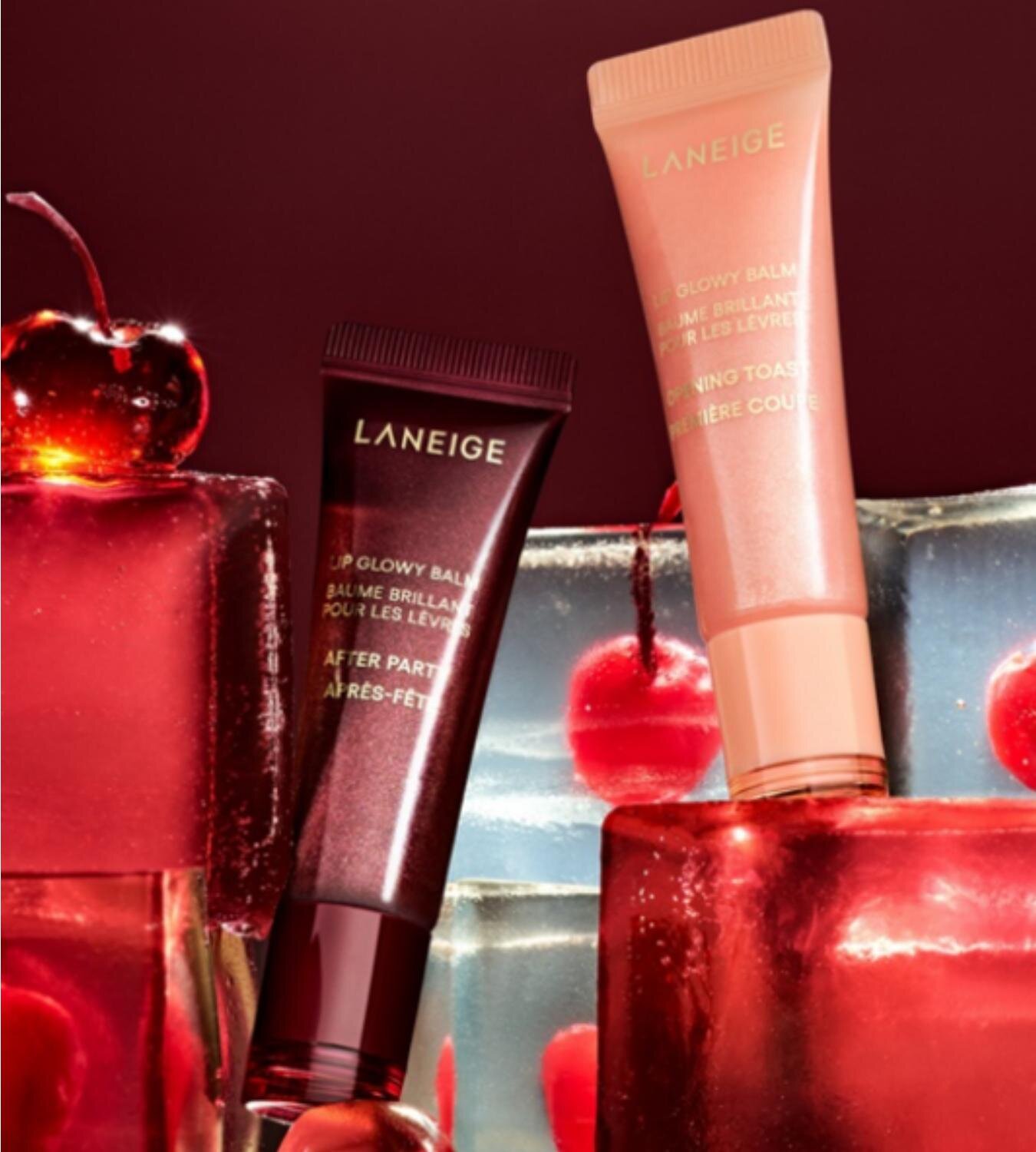 LANEIGE Holiday Sparkling Party Lip Glowy Balms