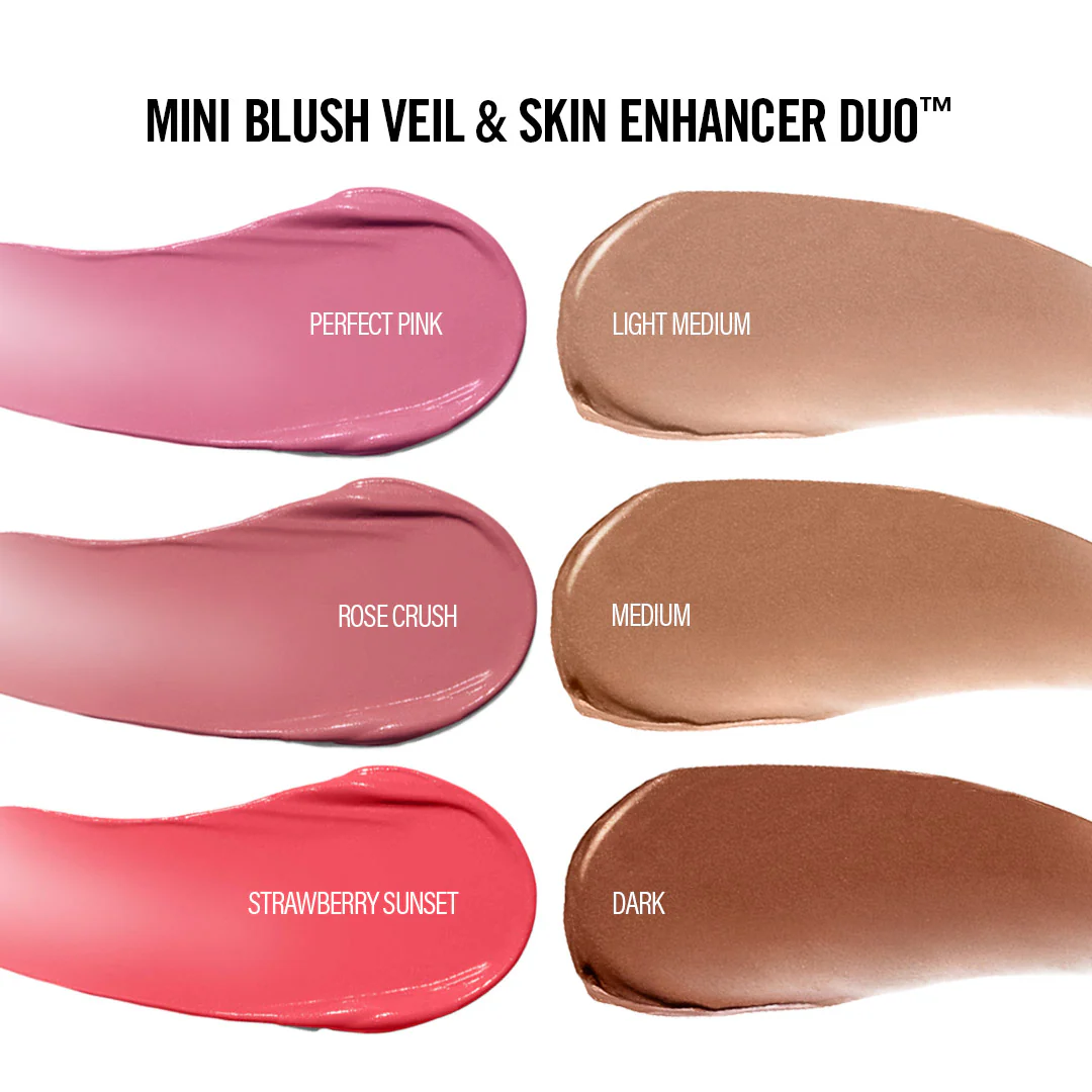 Makeup By Mario Holiday Mini Blush Veil & Skin Enhancer Duo