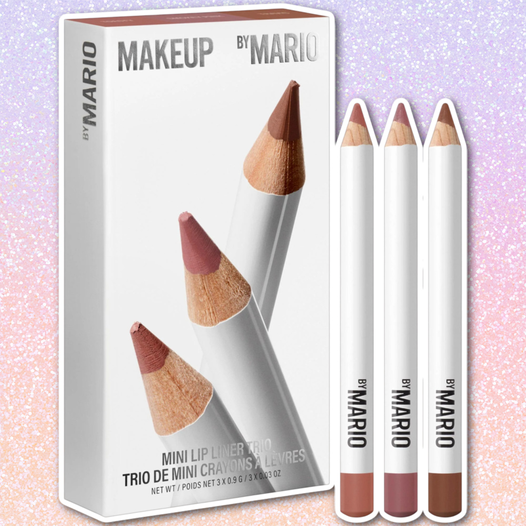 Makeup By Mario Mini Ultra Suede Sculpting Lip Pencil Trio Gift Set