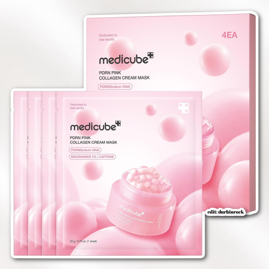 Medicube PDRN Pink Collagen Cream Masks