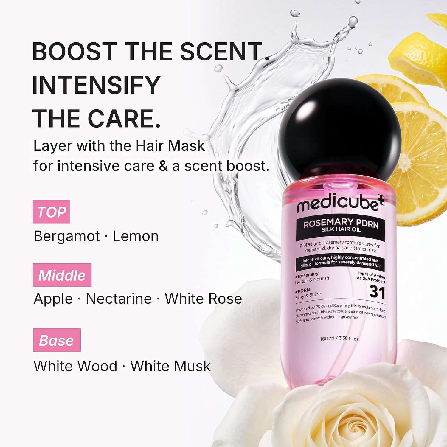 Medicube Rosemary PDRN Silk Hair Oil