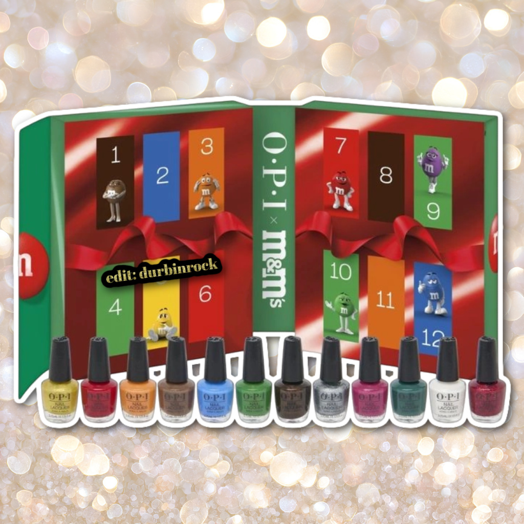 OPI x M&M’s Advent Calendar 2026 Spoilers!