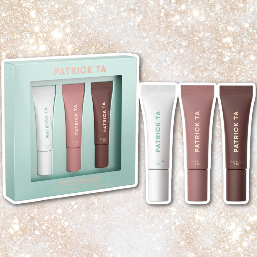 Patrick Ta Holiday Major Moisture Mini Lip Trio Set