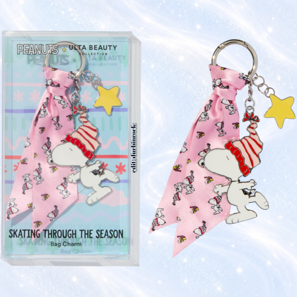 Peanuts x ULTA Beauty Collection Skating Through the Season Bag Charm $16