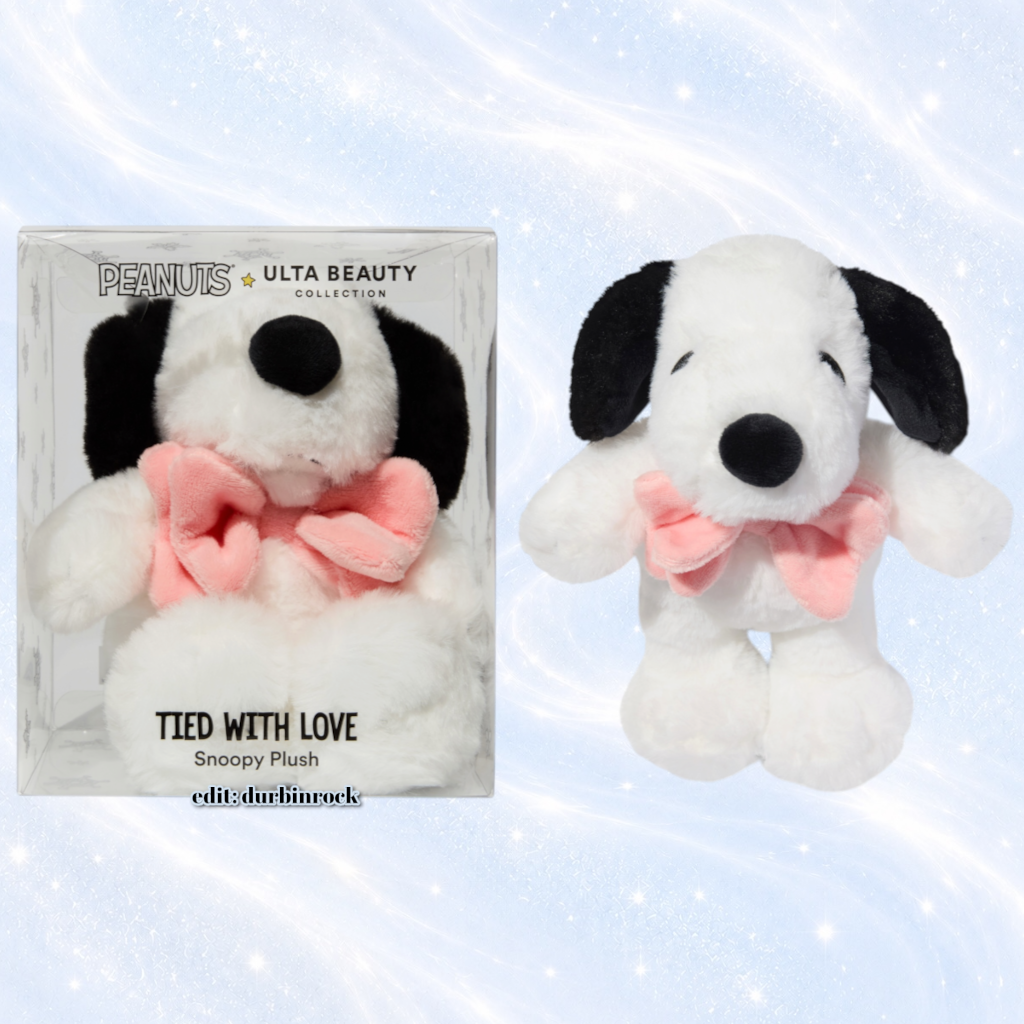 Peanuts x ULTA Beauty Collection Tied With Love Snoopy Plush $16