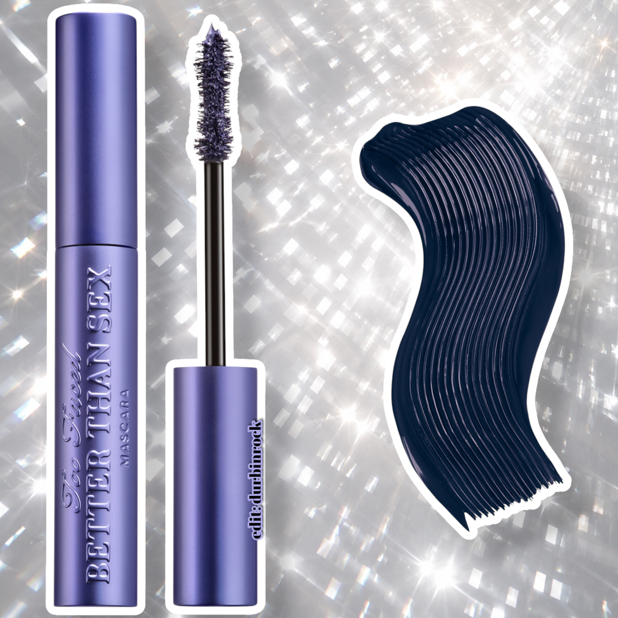 Too Faced NEW Better Than Sex Midnight Blue Mascara Shade
