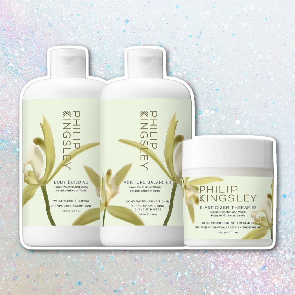 QVC TSV Philip Kingsley Baked Pistachio & Vanilla 3 Piece Collection