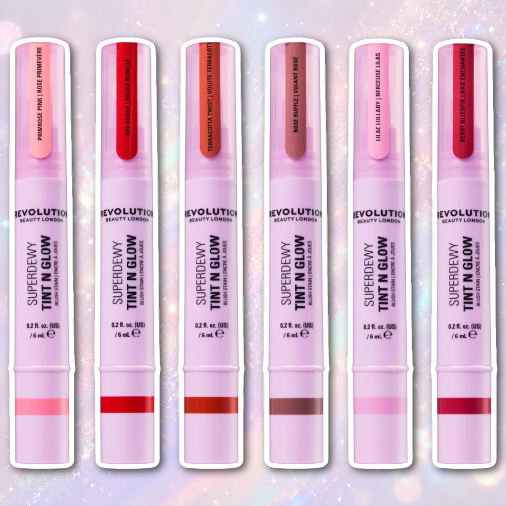 Revolution Superdewy Tint N Glow Blush Stains