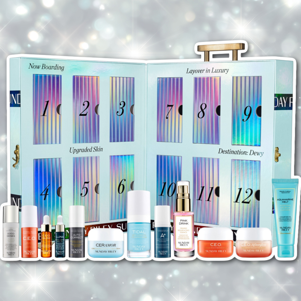Sunday Riley 12 Days of Sunday Advent Calendar 2026 Spoilers! Sunday Riley 12 Days of Sunday Advent Calendar 2026