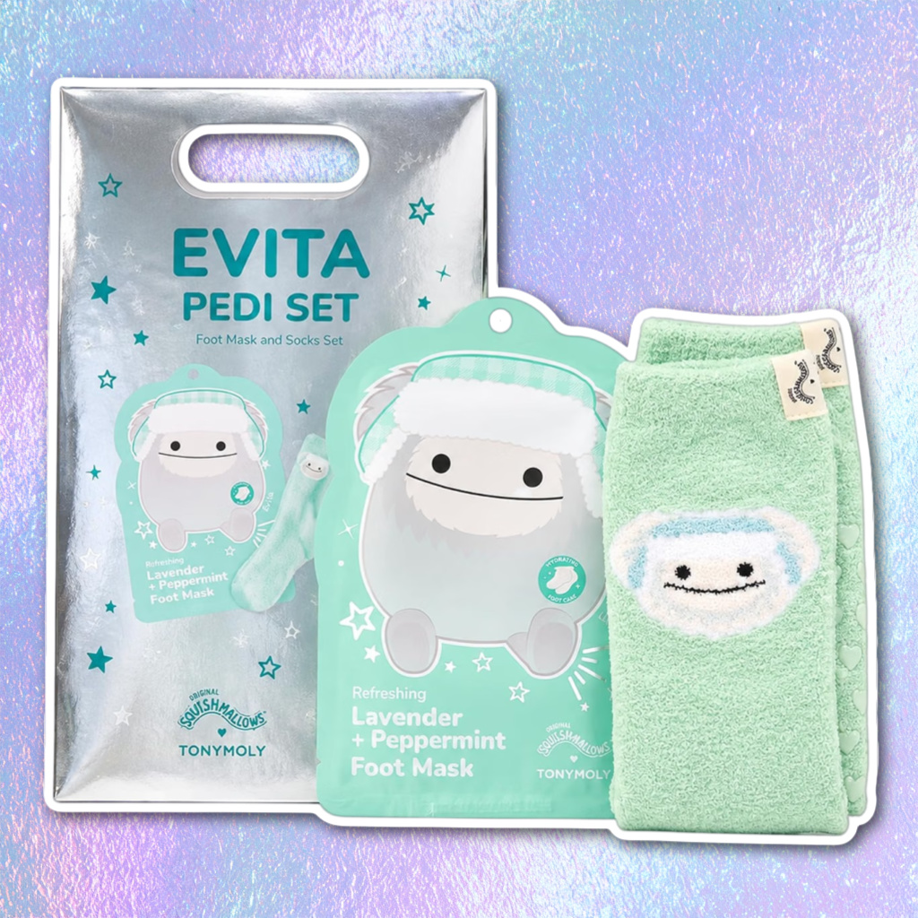 TONYMOLY x Squishmallows Evita Pedi Set