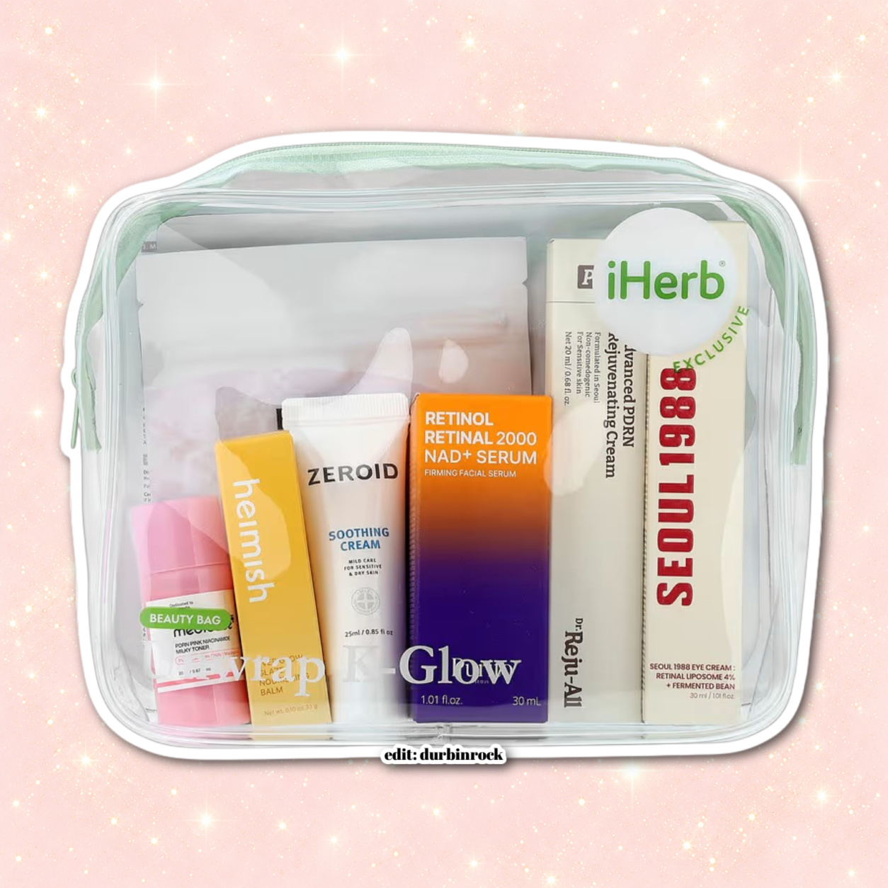 iHerb Unwrap K-Glow Beauty Bag