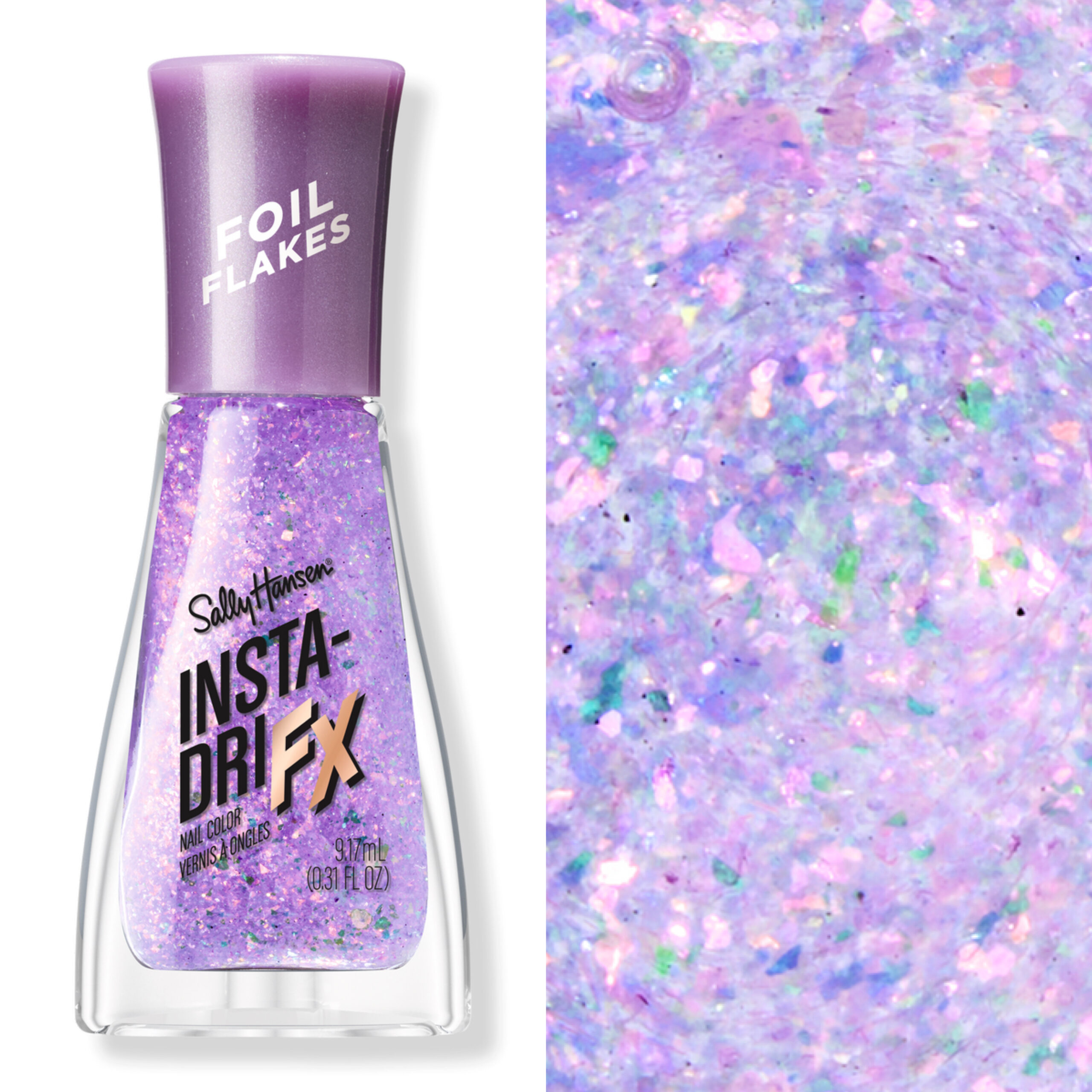 Sally Hansen Insta-Dri Foil Fever Nail Polish in Shake & Flake
