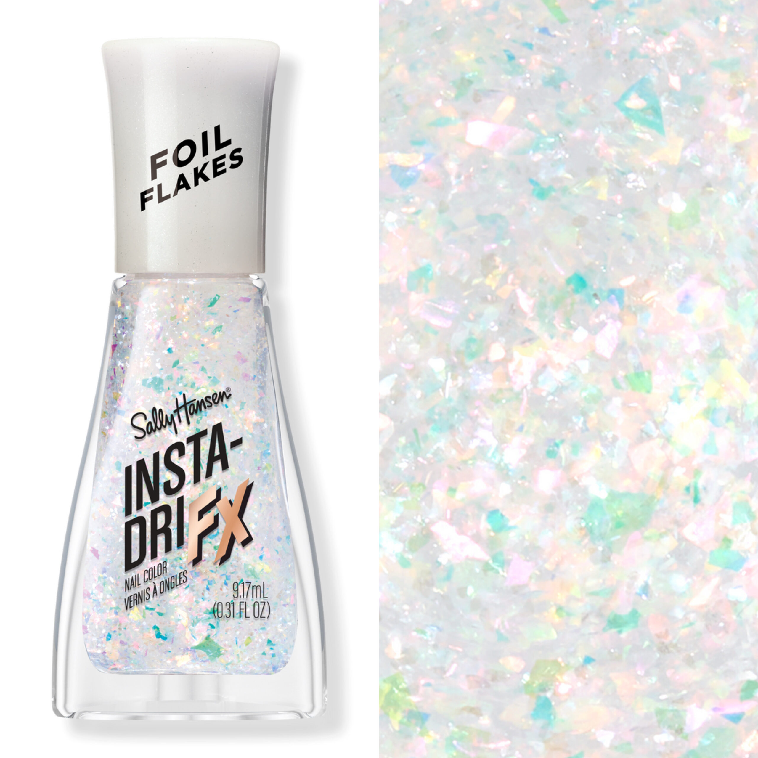 Sally Hansen Insta-Dri Foil Fever Nail Polish in Shift & Shout