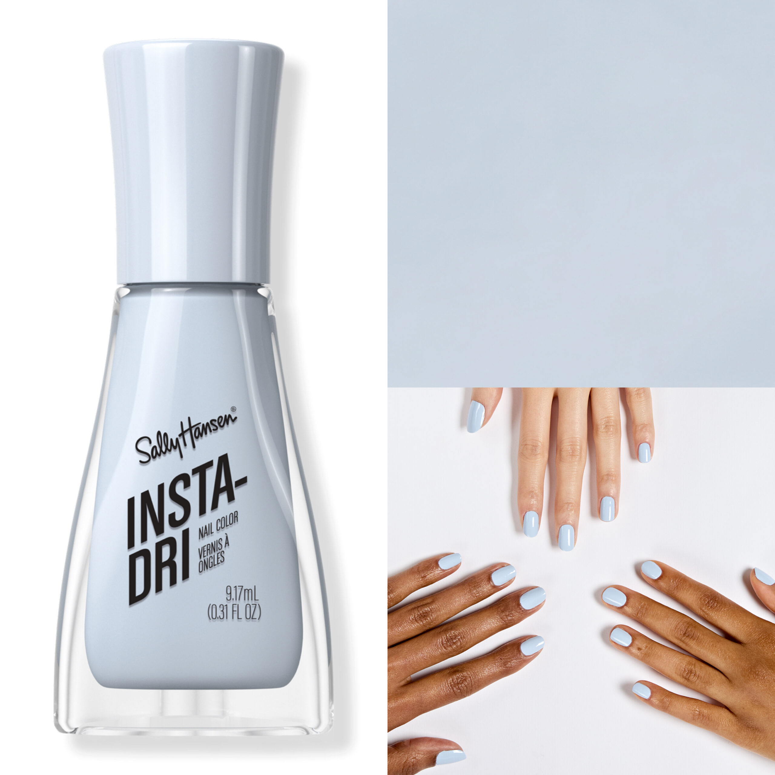 Sally Hansen Insta-Dri Foil Fever Nail Polish in Boogie Blue