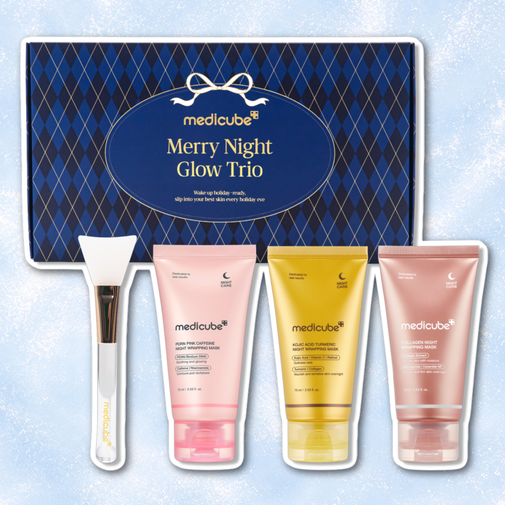 medicube Holiday Merry Night Glow Trio $44 (worth $82)