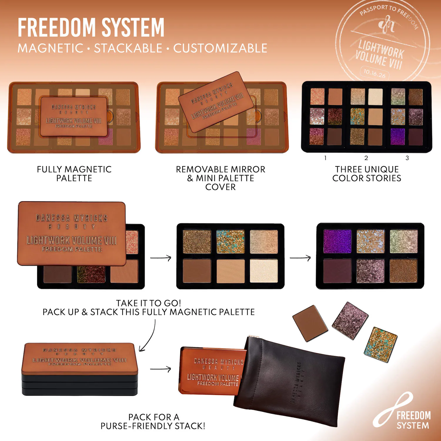 Danessa Myricks LIGHTWORK VIII Freedom Makeup Palette