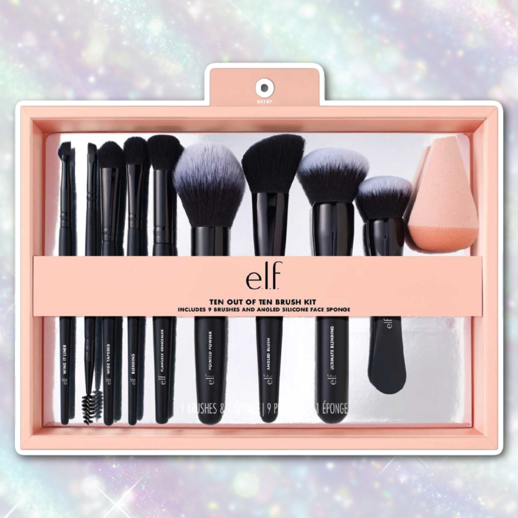 ELF Ten Out of Ten Brush Kit Boots Star Gift £36 (worth £65)
