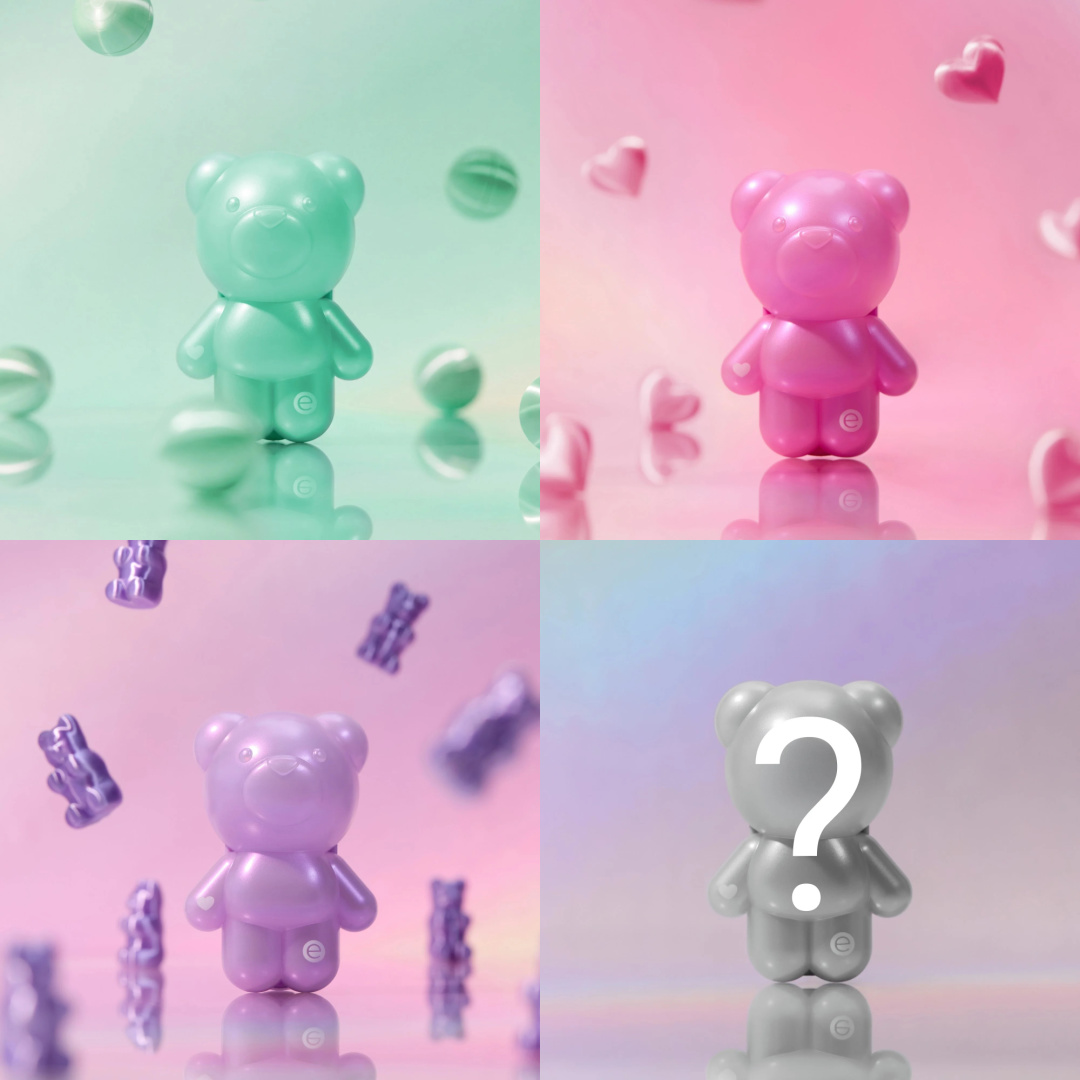 Essence Ready Teddy Go! Blind Box Lip Balms