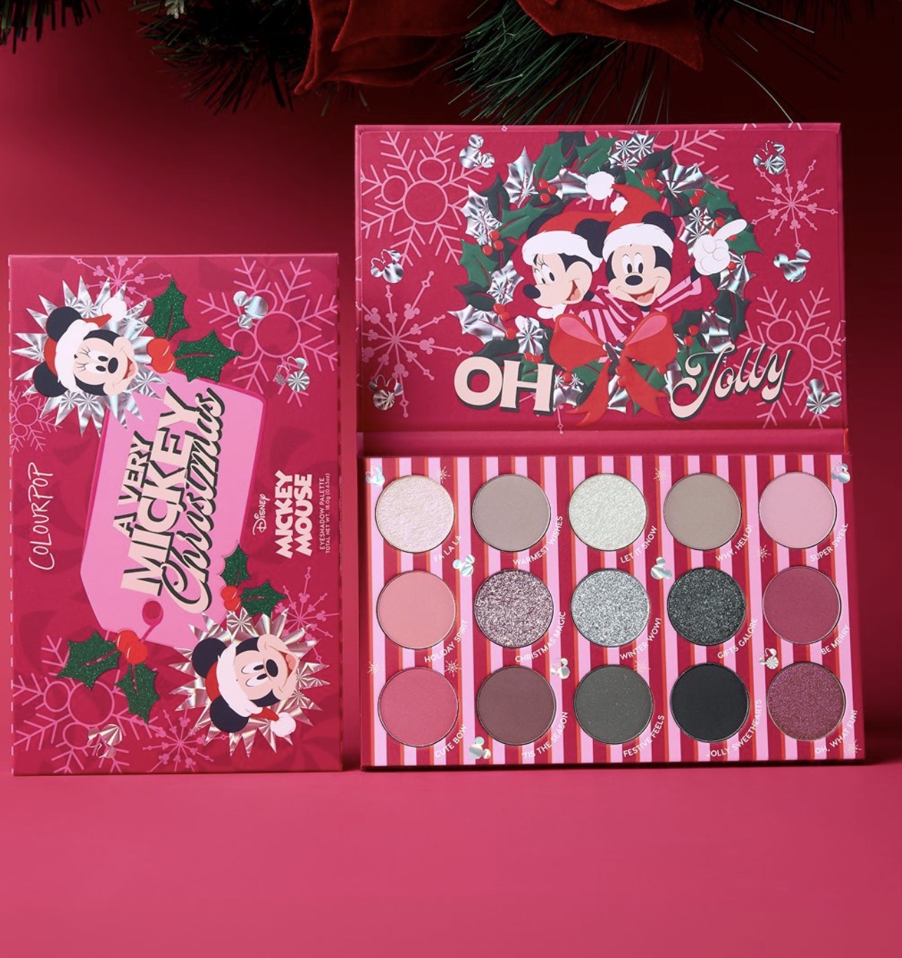 ColourPop x Disney A Very Mickey Mouse Christmas Collaboration