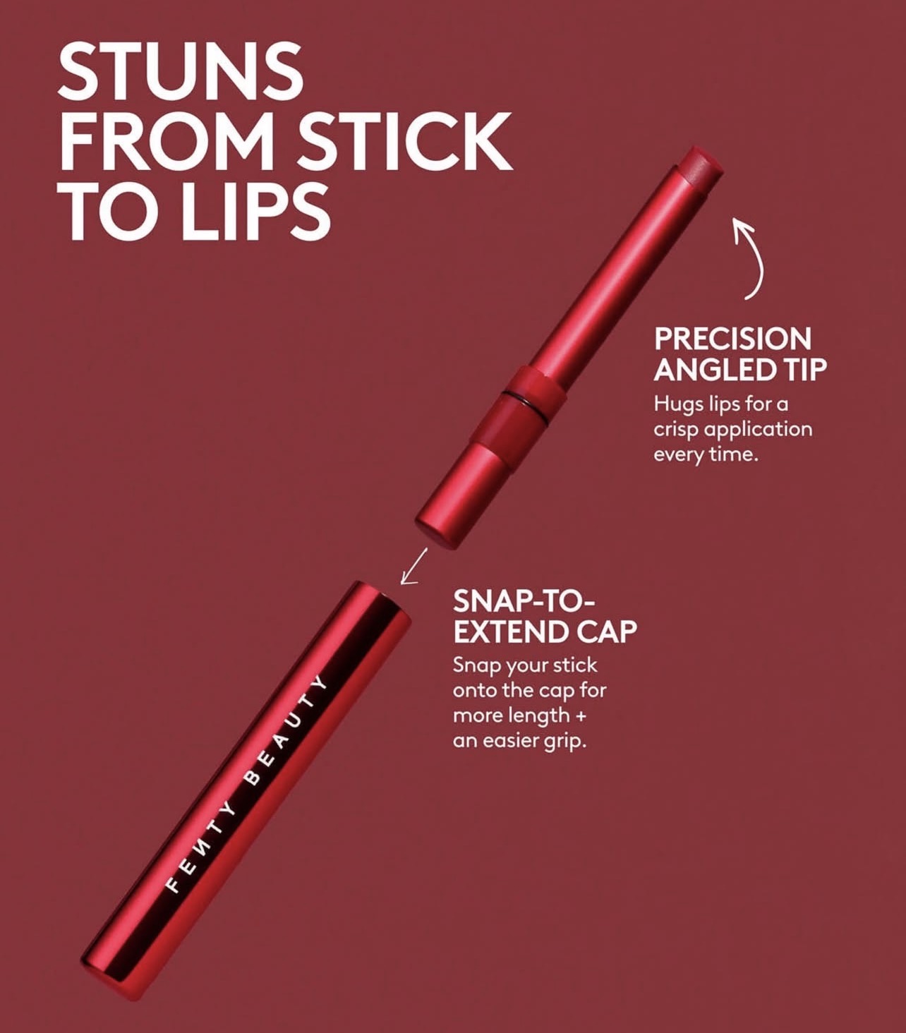 Fenty Beauty Stunna Stix Soft-Glide Matte Lipstick