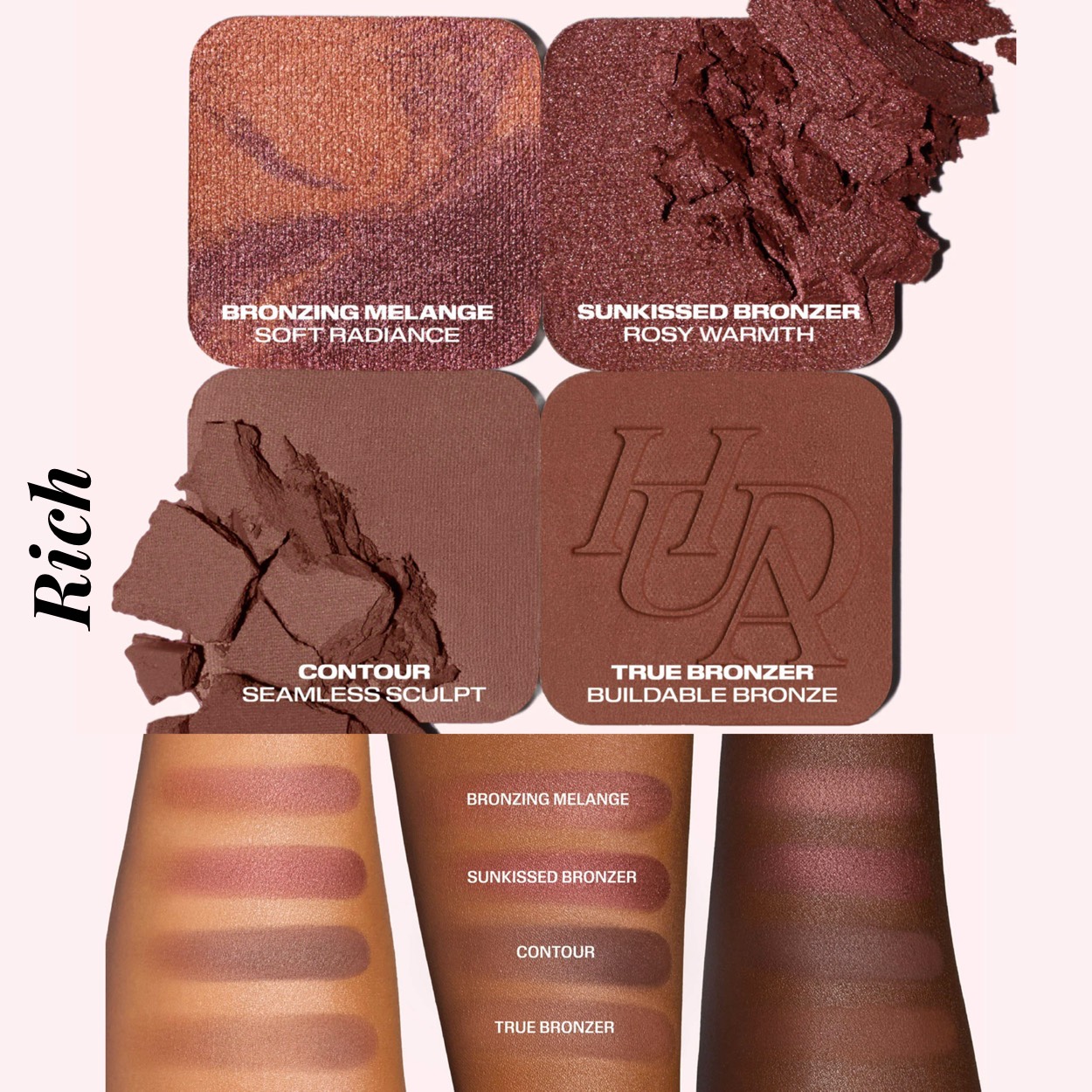 Huda Beauty Bronze Filter Bronzer and Contour Palettes