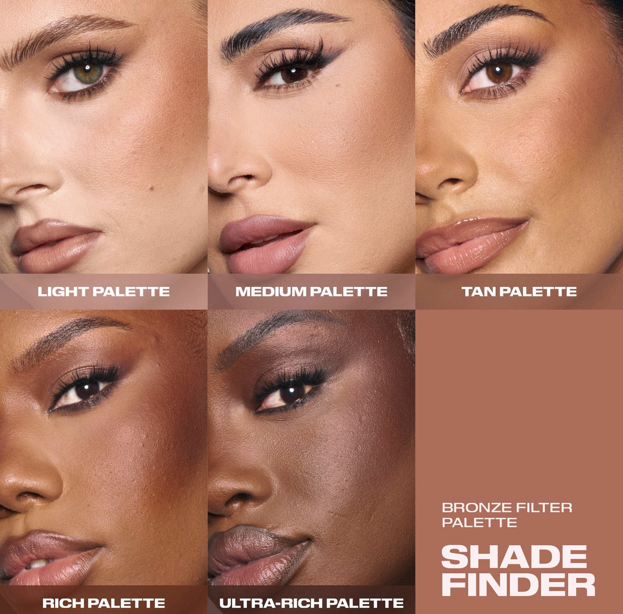 Huda Beauty Bronze Filter Bronzer and Contour Palettes