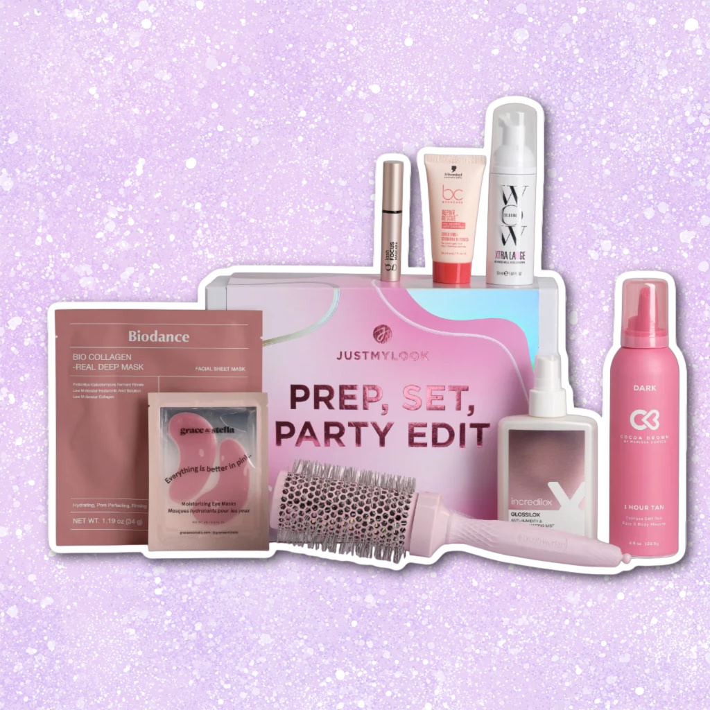 Justmylook Prep, Set, Party Edit Beauty Box £30 (worth £65)