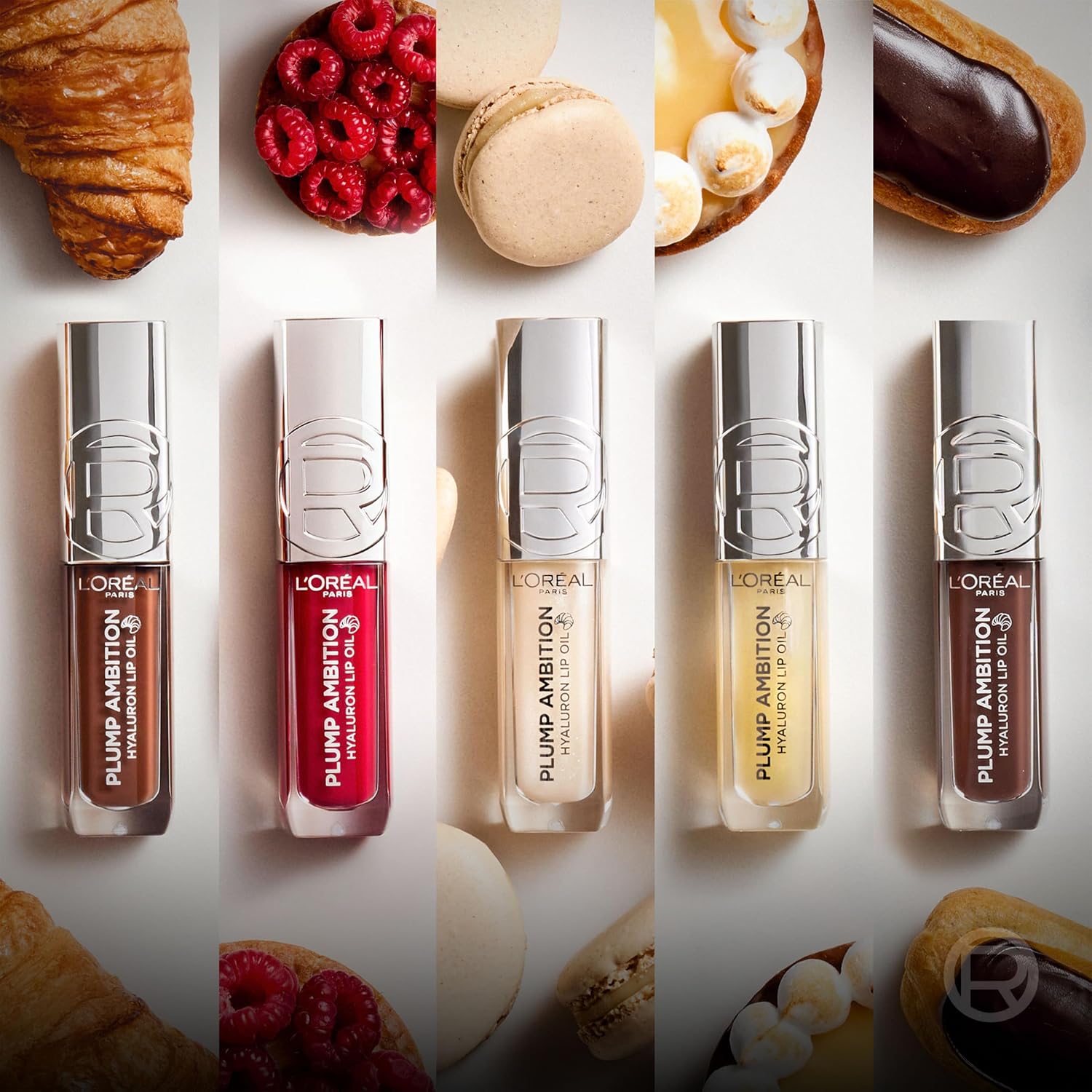 L'Oreal Plump Ambition Les Pâtisseries Lip Oil Collection