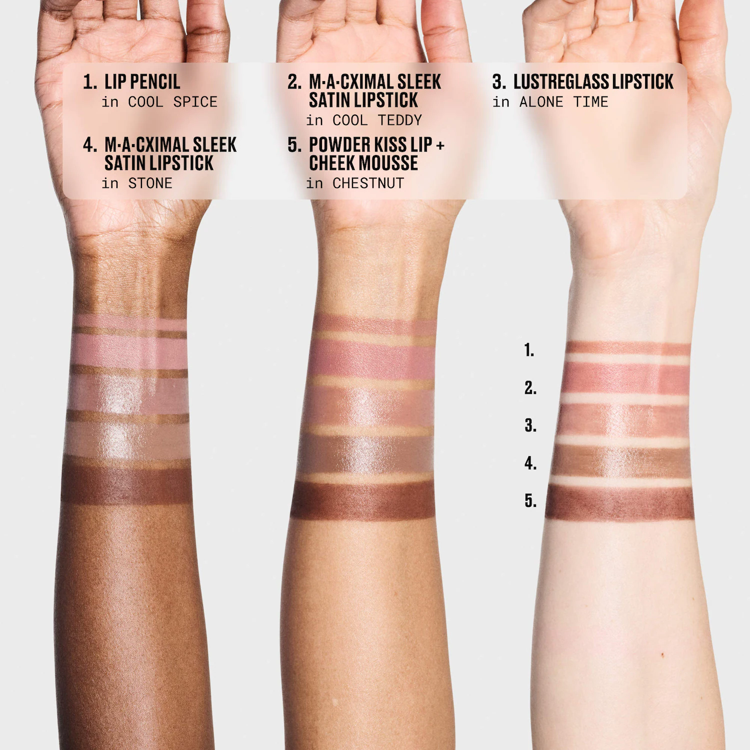 MAC Holiday Celebrity Nudes Lip Vault
