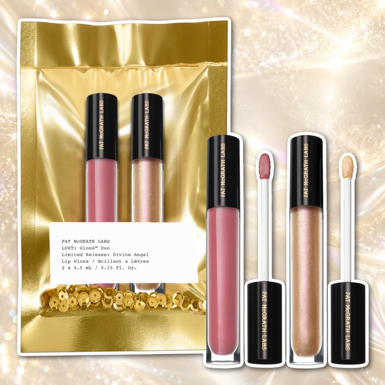 Pat McGrath Labs Lust Gloss Duo Divine Angel Lip Gloss Set