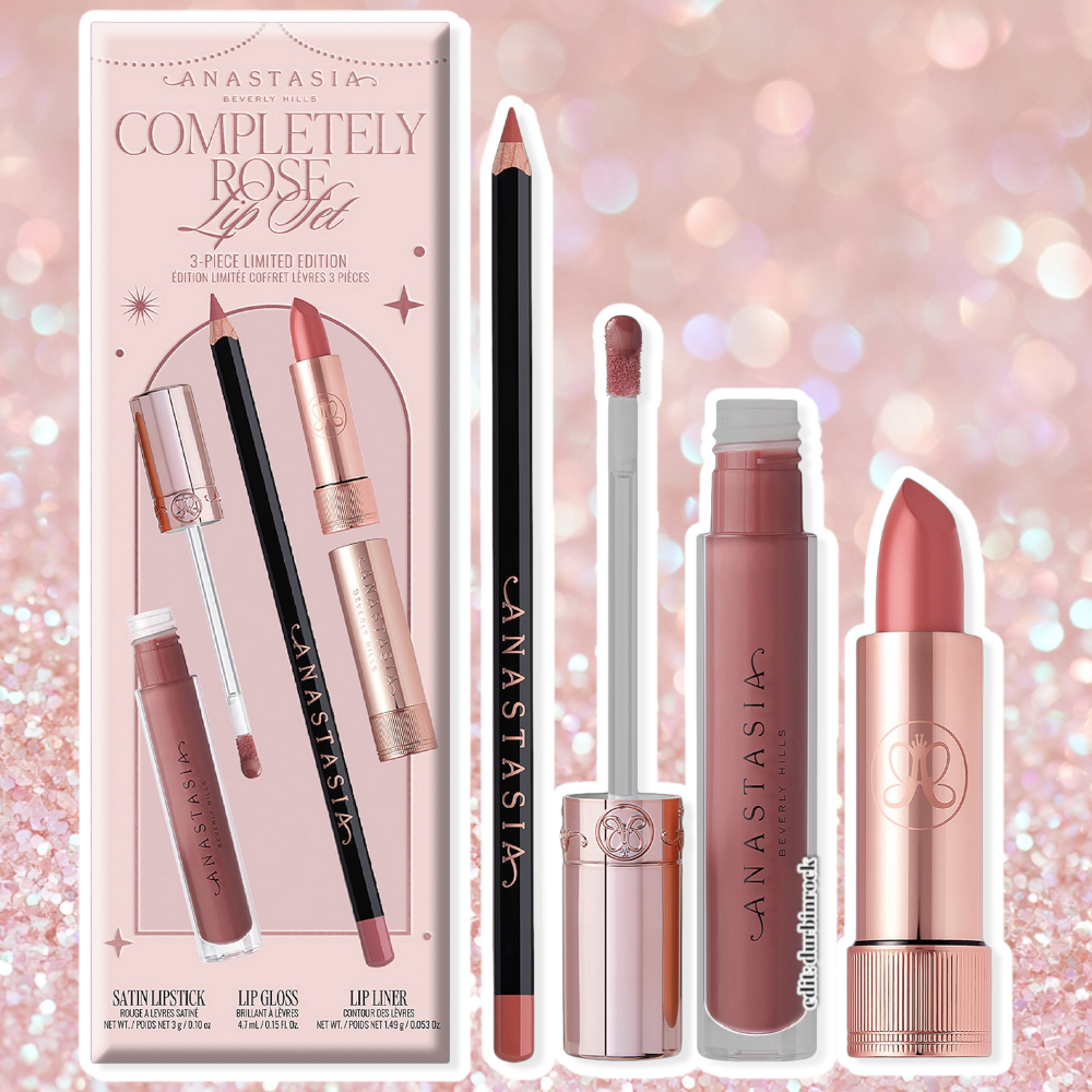 Anastasia Beverly Hills Completely Rose Limited Edition 3-Piece Lip Set