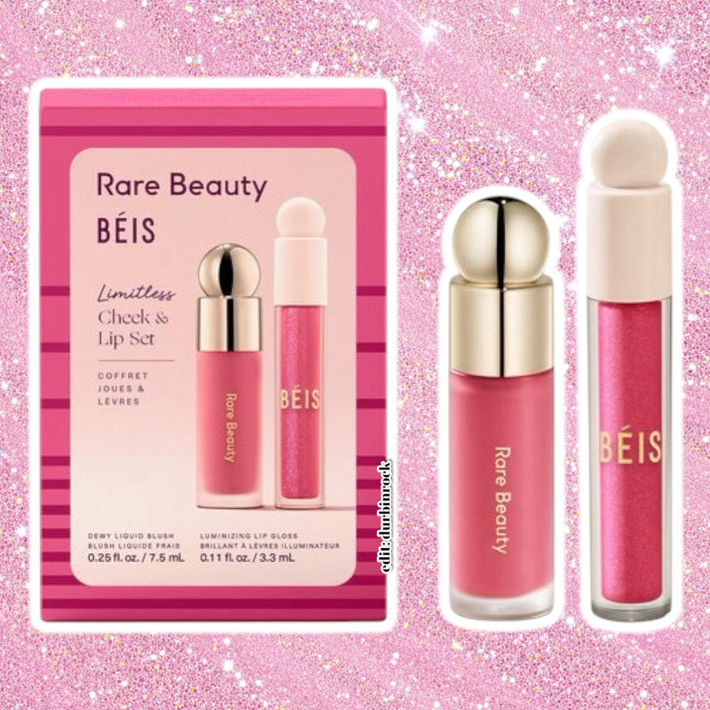 Rare Beauty x BÉIS Limitless Lip and Cheek Kit Collaboration