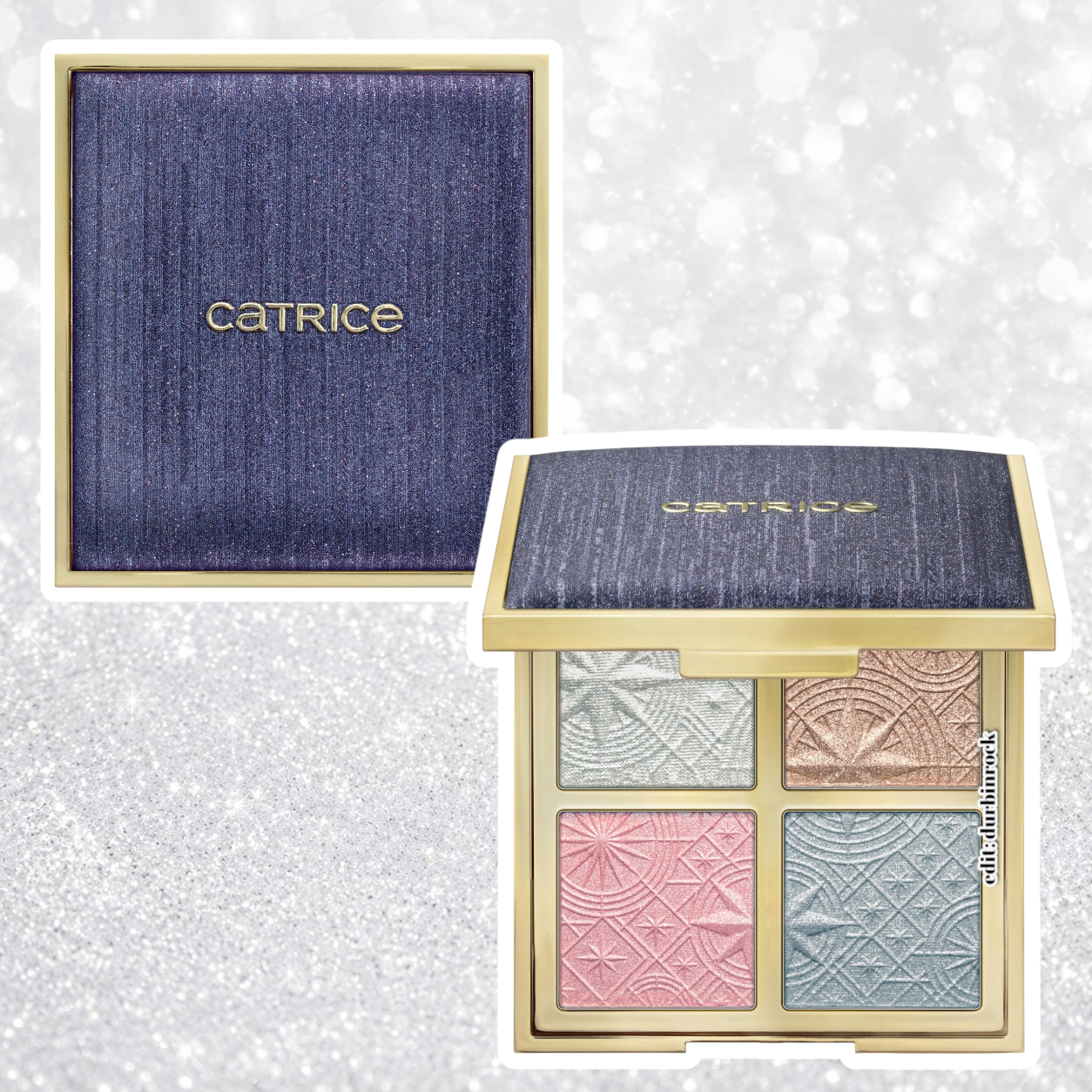 Catrice On the Starpath Stargazing Cheek & Eye Palette in C01 Shooting Stars