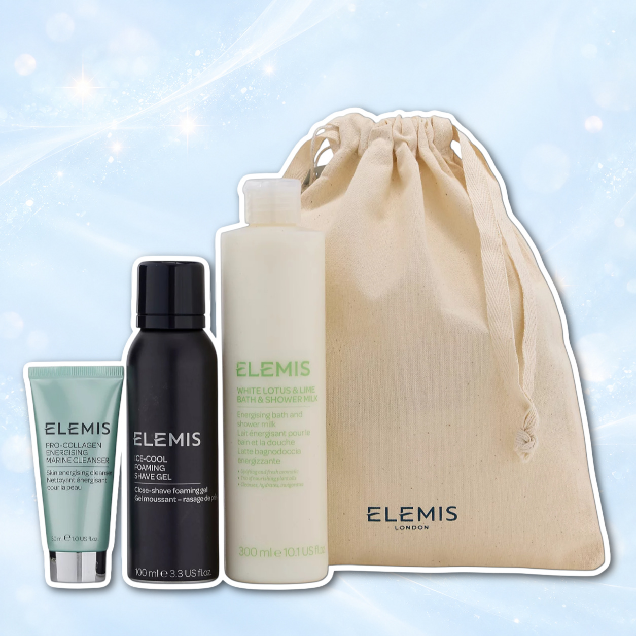 QVC Elemis 3 Piece Men's Stocking Filler £34 (worth £63)