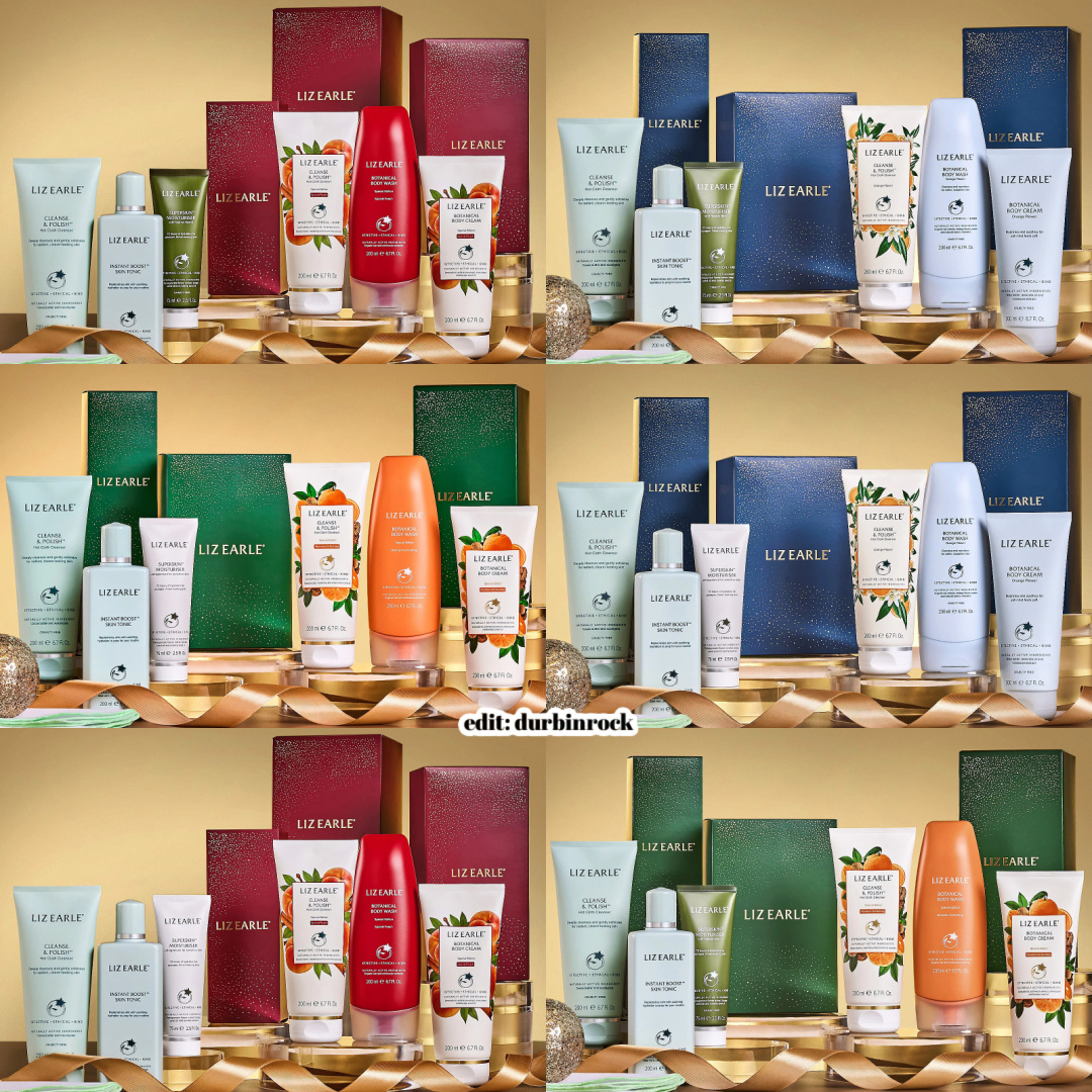 QVC TSV Liz Earle Face & Body 6 Piece Collection Set