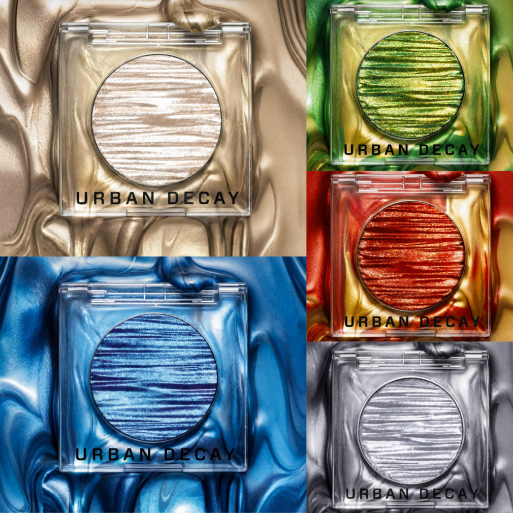 Urban Decay Chrome Melts Metallic Eyeshadows